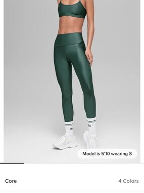 ALO Yoga High-Waist 7/8 Legging in Teal